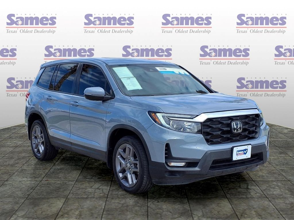 Gray 2023 Honda Passport EX-L AWD SUV / Crossover All-Wheel Drive 9-Speed Automatic