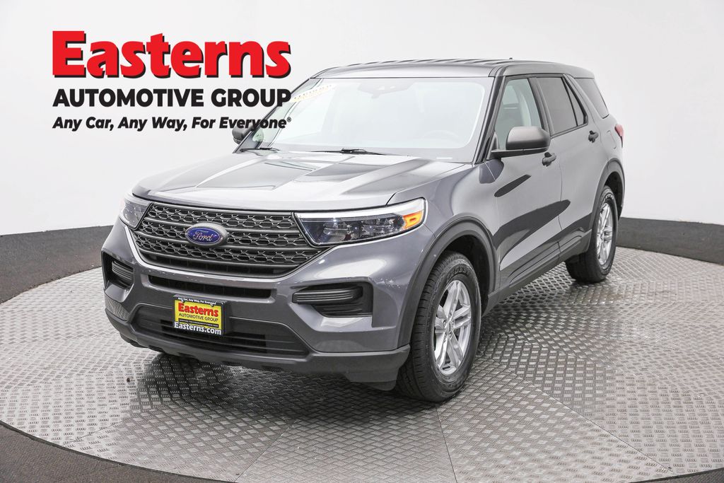 Gray Metallic 2023 Ford Explorer SUV / Crossover All-Wheel Drive Automatic