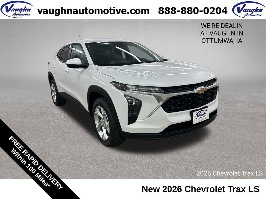 Summit White 2026 Chevrolet Trax SUV / Crossover Front-Wheel Drive 6-Speed Automatic