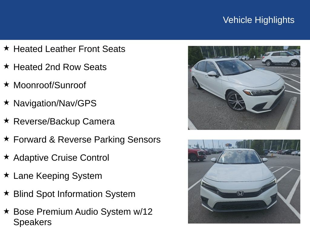 2024 Honda Civic Sedan Touring