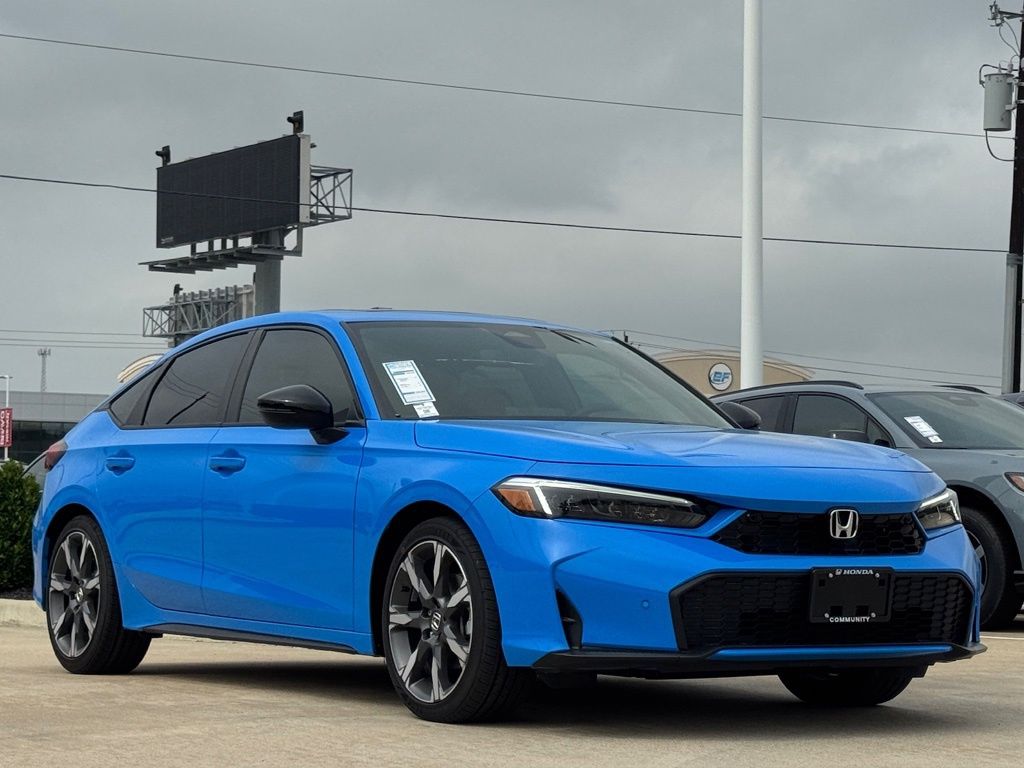 2026 Honda Civic Hybrid Sport Touring Blue at Community Honda