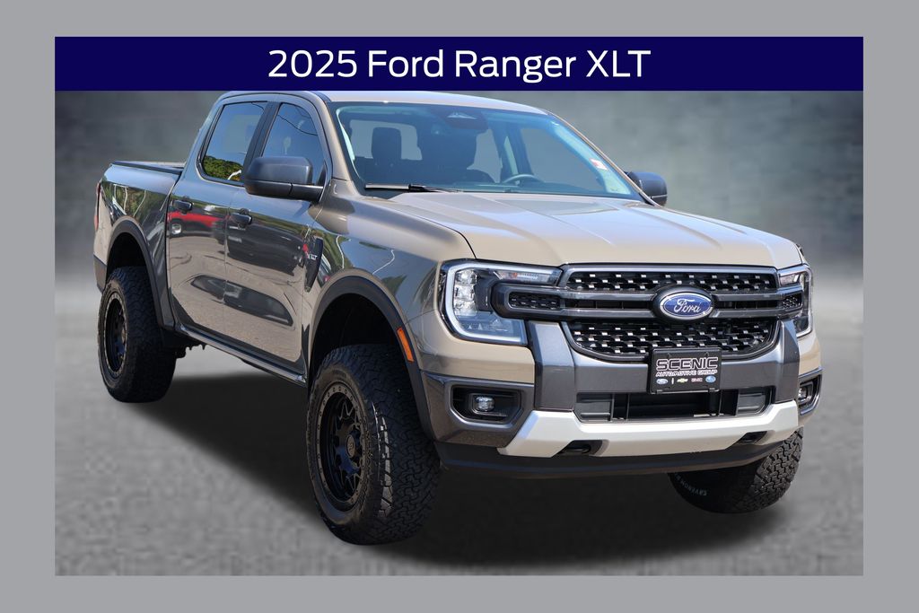 Marsh Gray 2025 Ford Ranger Pickup Truck Four-Wheel Drive Automatic