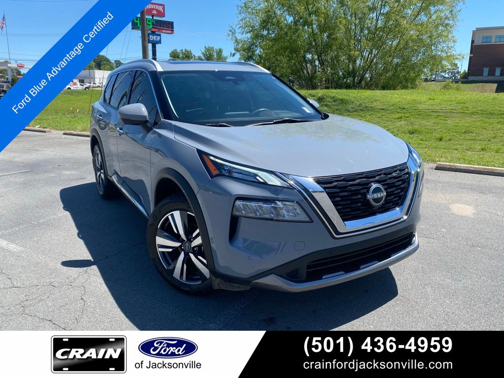 Boulder Gray Pearl 2023 Nissan Rogue SL FWD SUV / Crossover Front-Wheel Drive Continuously Variable Transmission