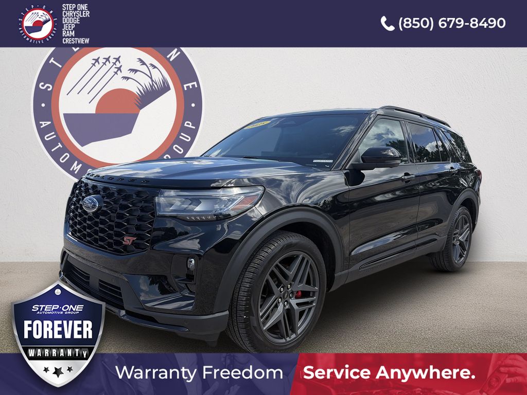 Black Metallic 2025 Ford Explorer SUV / Crossover Rear-Wheel Drive Automatic