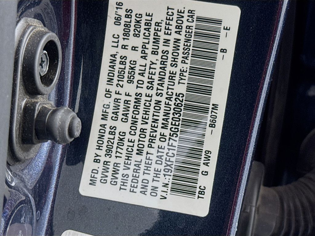 Used Car 2016 Honda Civic  Ex-l For Sale Under $15,000 In Austin, Texas