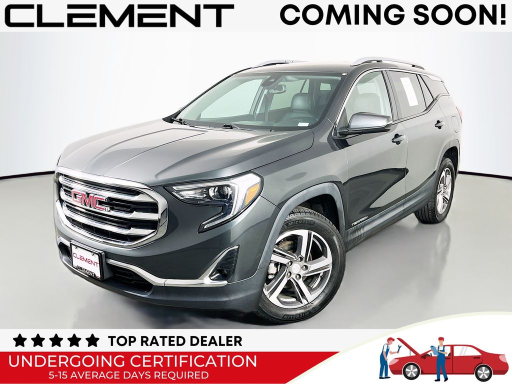 Graphite Gray Metallic 2021 GMC Terrain SUV / Crossover Four-Wheel Drive 9-Speed Automatic