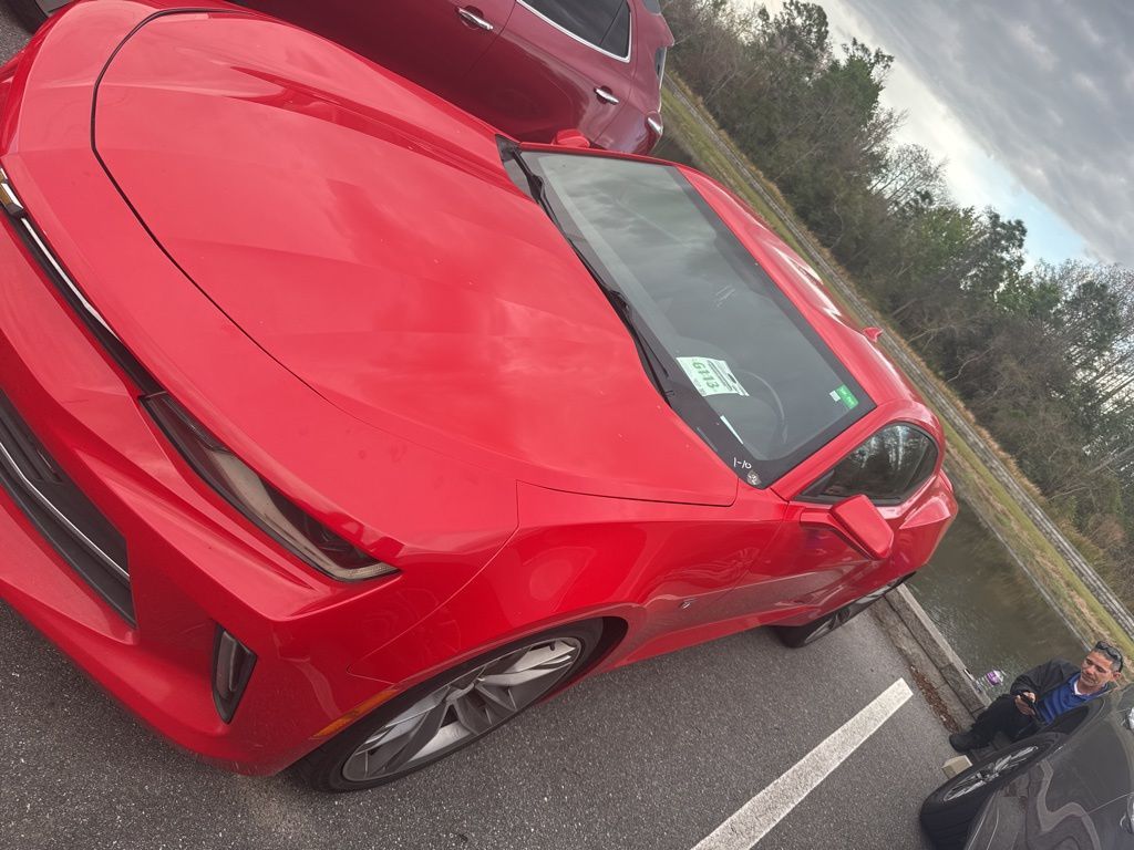 Red Hot 2018 Chevrolet Camaro 1LT Coupe RWD Coupe Rear-Wheel Drive 8-Speed Automatic