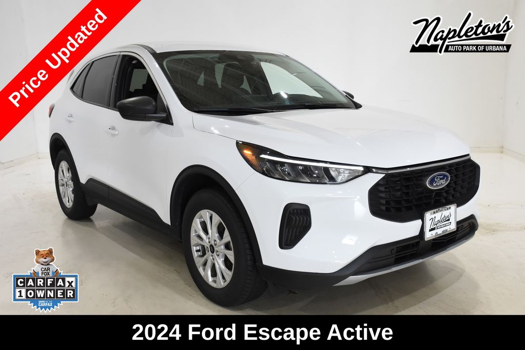 Oxford White 2024 Ford Escape SUV / Crossover All-Wheel Drive 8-Speed Automatic