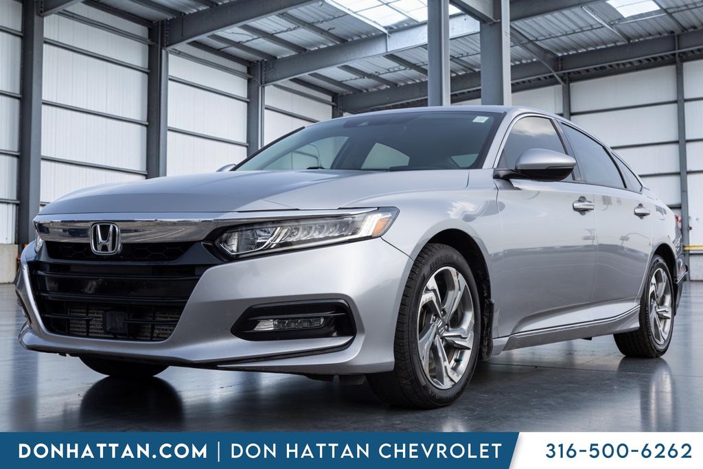 Lunar Silver Metallic 2019 Honda Accord Sedan Front-Wheel Drive Continuously Variable Transmission