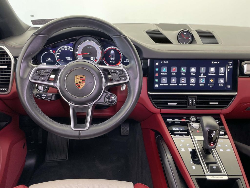 2022 Porsche Cayenne Coupe Platinum Edition White at Audi Porsche Sewickley