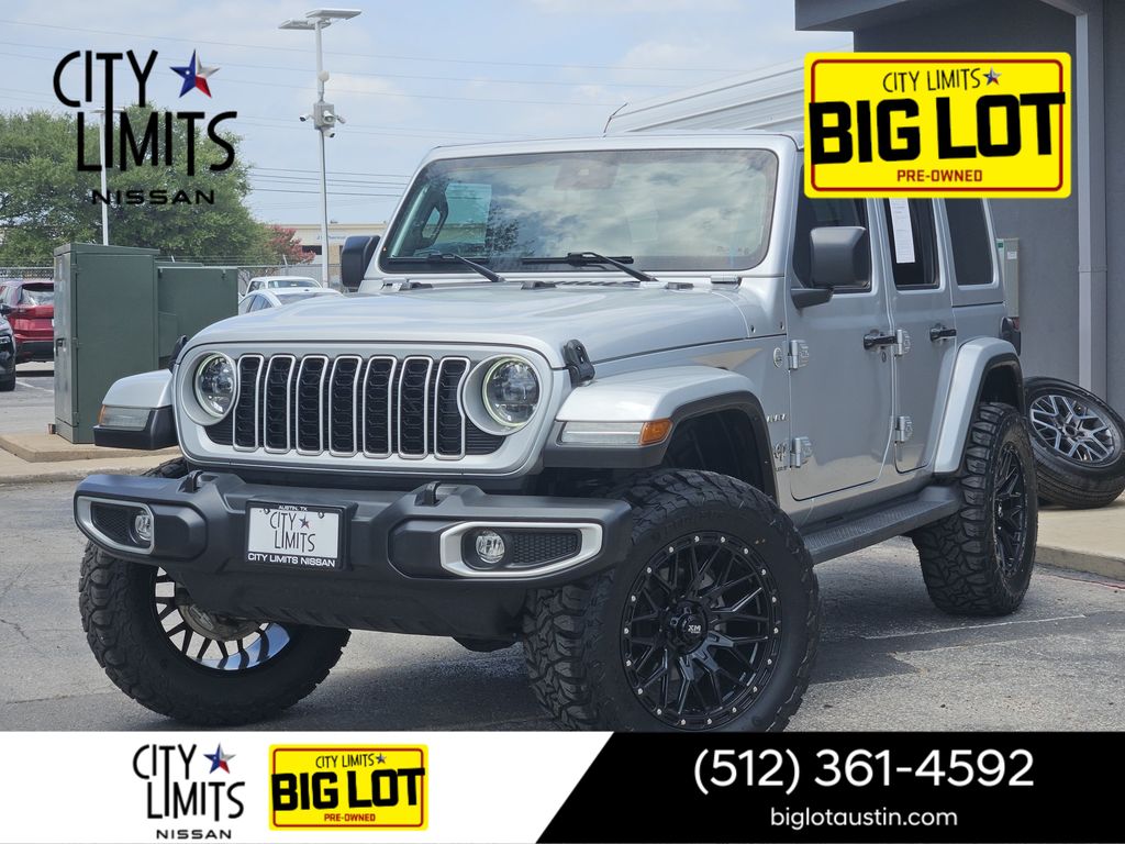 Silver Zynith Clearcoat 2024 Jeep Wrangler SUV / Crossover Four-Wheel Drive 8-Speed Automatic