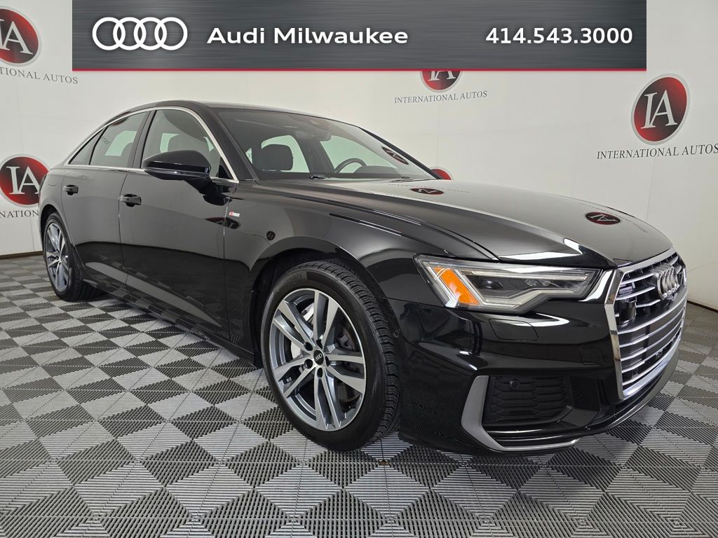 Mythos Black Metallic 2021 Audi A6 Sedan All-Wheel Drive 7-Speed Automatic
