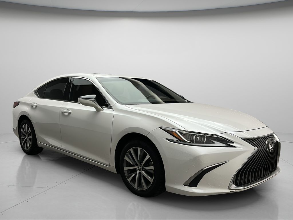 White Pearl 2021 Lexus ES Sedan All-Wheel Drive 8-Speed Automatic