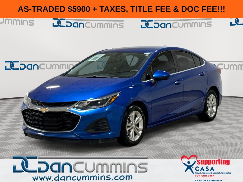 Kinetic Blue Metallic 2019 Chevrolet Cruze Sedan Front-Wheel Drive 6-Speed Automatic