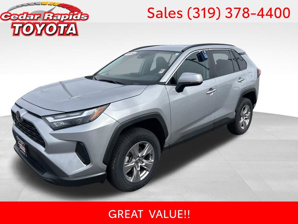 Silver 2024 Toyota RAV4 XLE FWD SUV / Crossover Front-Wheel Drive 8-Speed Automatic