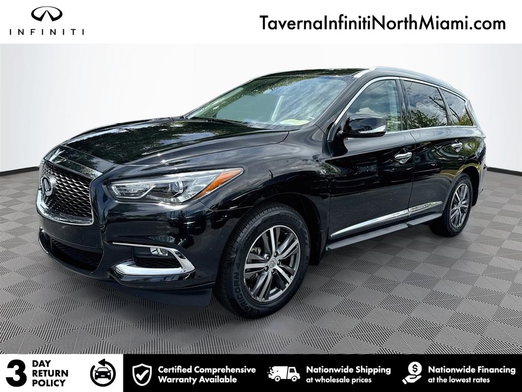 Black Obsidian 2020 INFINITI QX60 SUV / Crossover Front-Wheel Drive Continuously Variable Transmission
