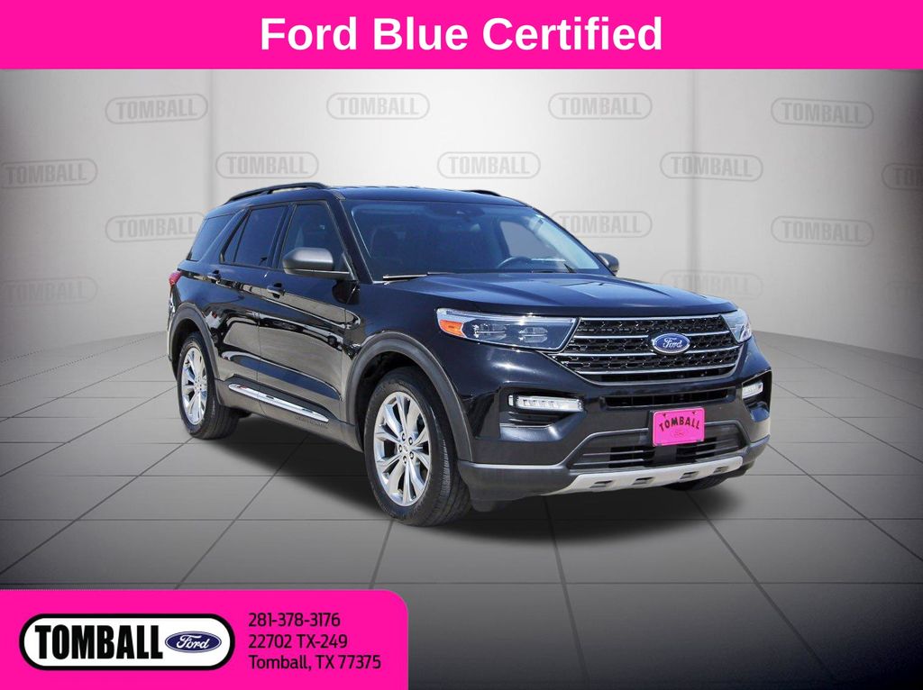 Black Metallic 2020 Ford Explorer SUV / Crossover Rear-Wheel Drive Automatic