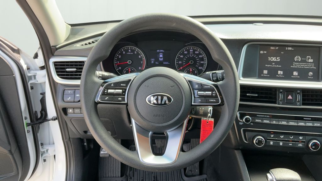 2020 Kia Optima LX White at Joe Myers Mazda Kia