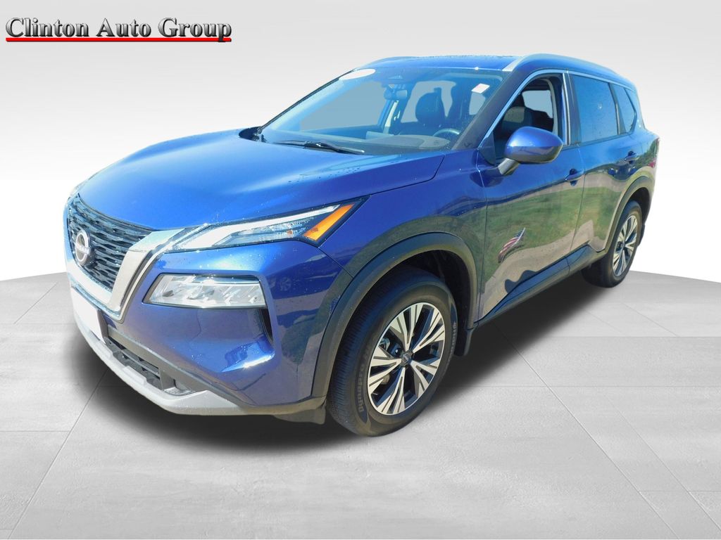 Caspian Blue Metallic 2023 Nissan Rogue SUV / Crossover All-Wheel Drive Continuously Variable Transmission