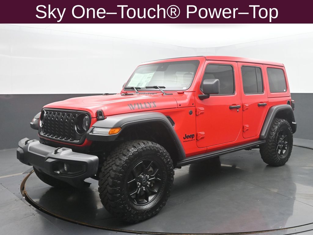 Firecracker Red Clearcoat 2025 Jeep Wrangler SUV / Crossover Four-Wheel Drive 8-Speed Automatic