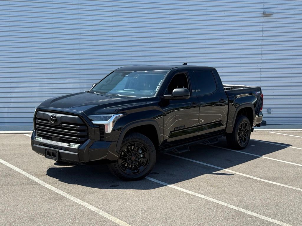 Midnight Black Metallic 2023 Toyota Tundra Pickup Truck Four-Wheel Drive Automatic