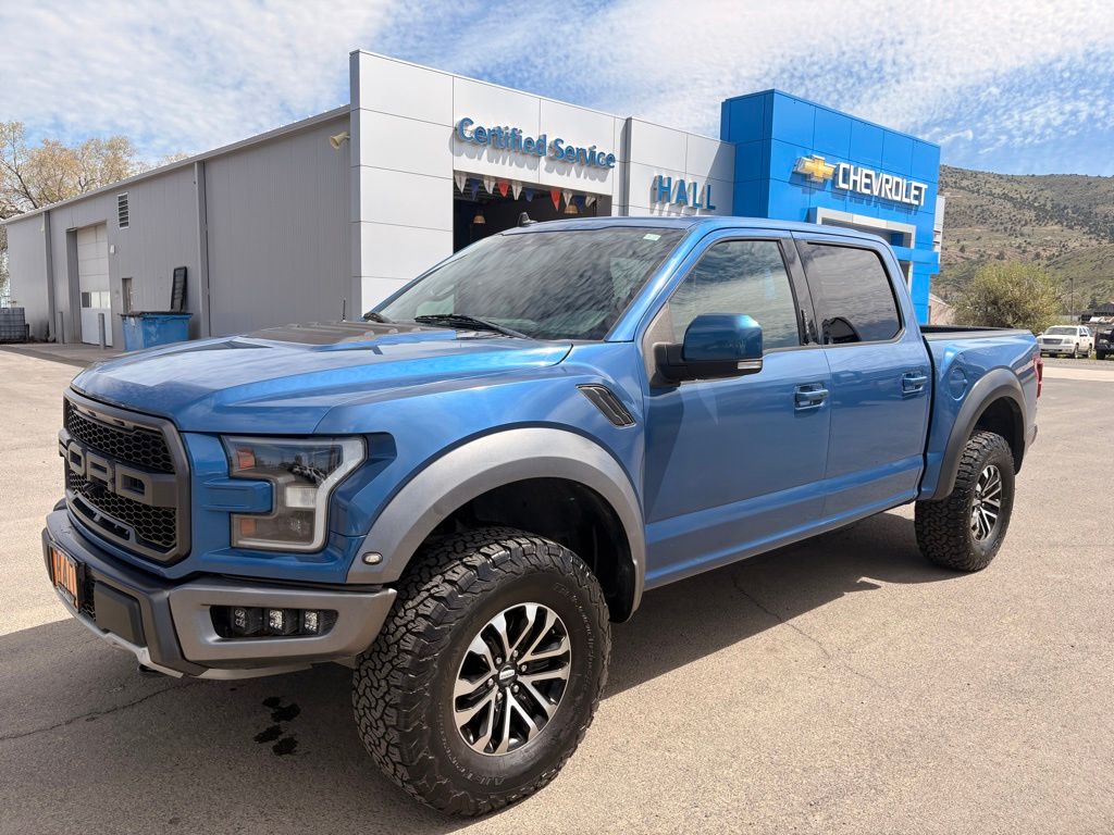 Ford Performance Blue Metallic 2019 Ford F-150 Raptor SuperCrew 4WD Pickup Truck Four-Wheel Drive Automatic