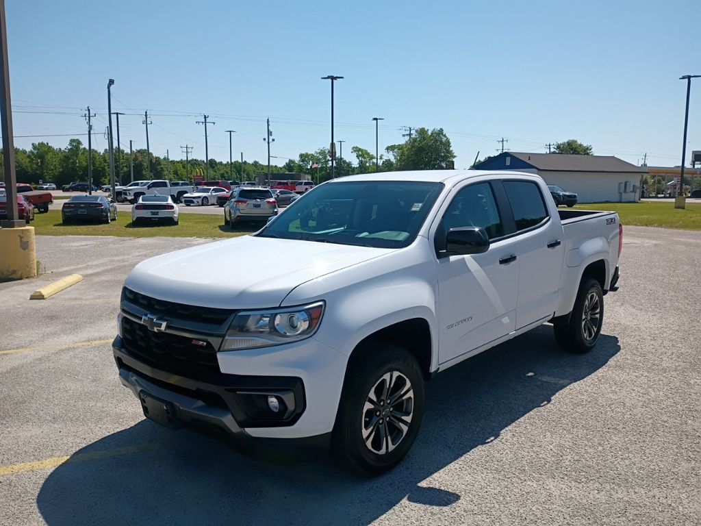 2021 Chevrolet Colorado Z71 White at Stokes Mazda