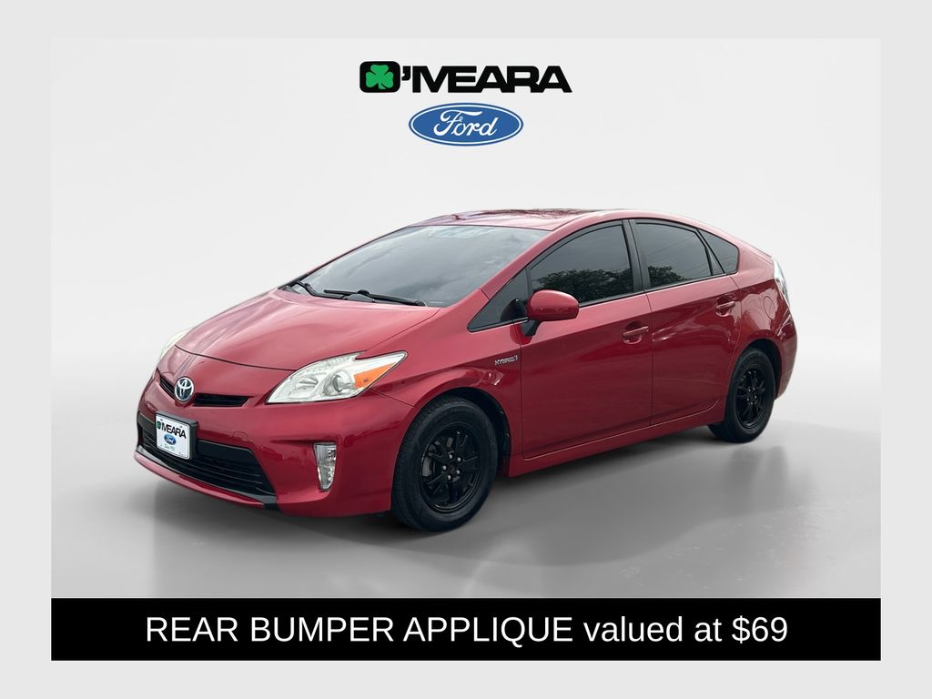 Barcelona Red Metallic 2013 Toyota Prius Three Hatchback Front-Wheel Drive Continuously Variable Transmission