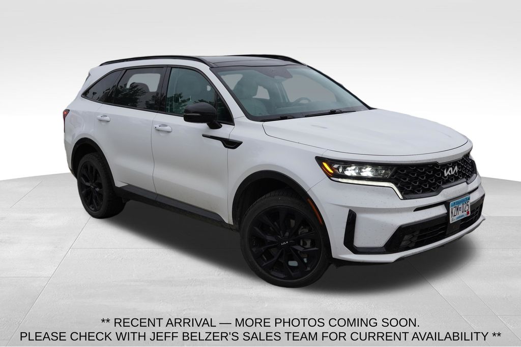 Glacial White Pearl 2023 Kia Sorento SUV / Crossover All-Wheel Drive 8-Speed Dual Clutch