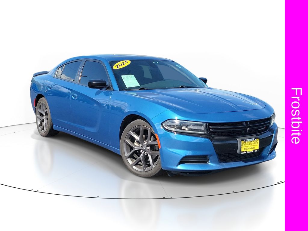 Blue (Frostbite) 2021 Dodge Charger Sedan Rear-Wheel Drive 8-Speed Automatic