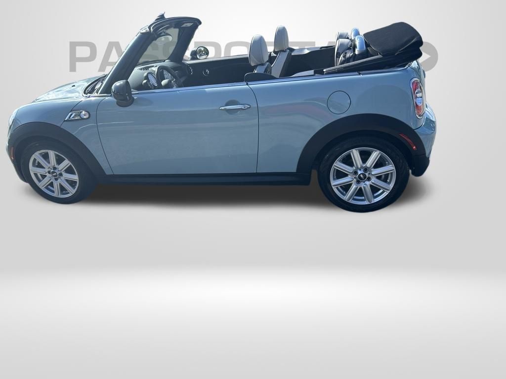 Ice Blue 2013 MINI Cooper Convertible Front-Wheel Drive Automatic