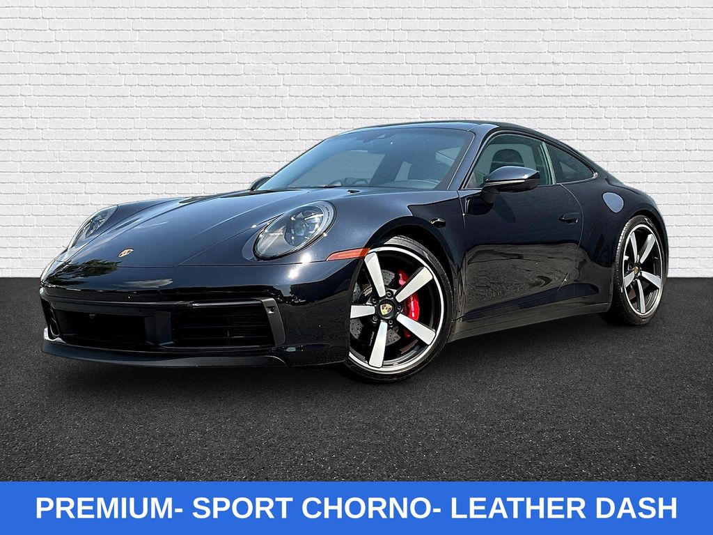 Jet Black Metallic 2024 Porsche 911 Coupe Rear-Wheel Drive