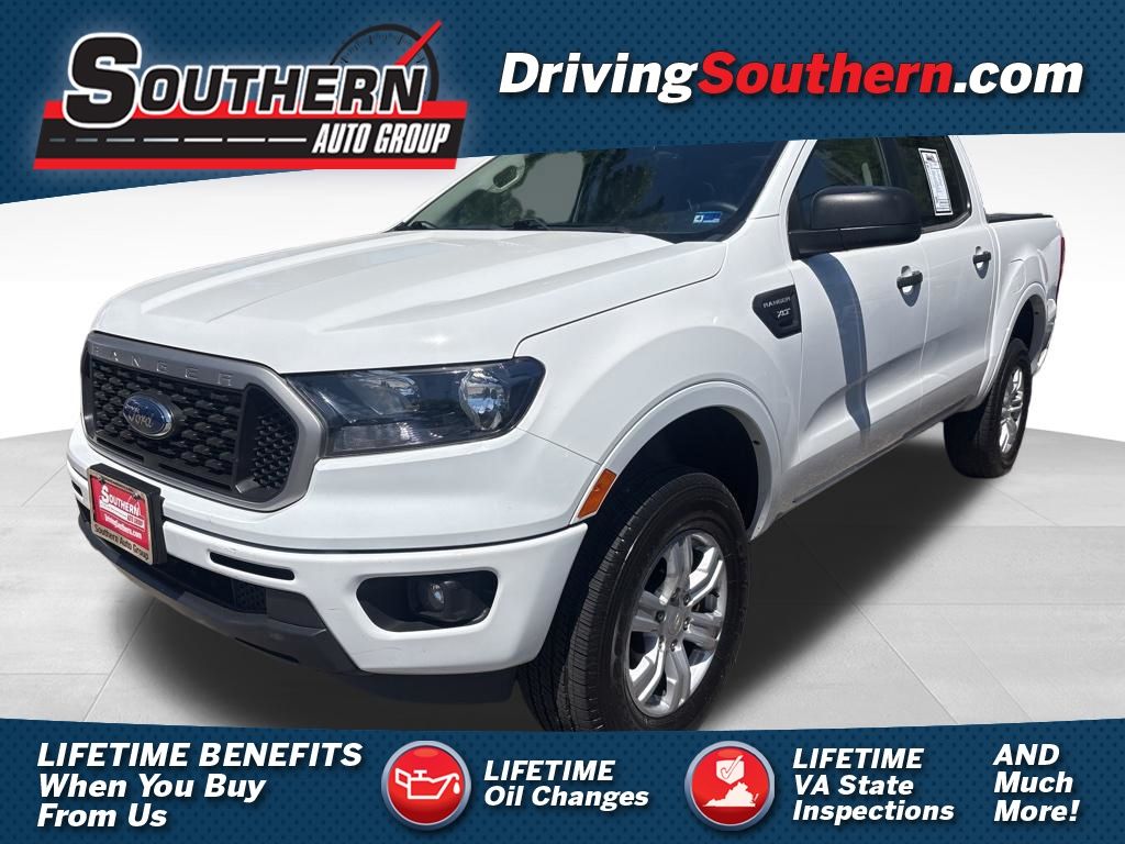 Oxford White 2021 Ford Ranger XLT SuperCrew RWD Pickup Truck 4X2 Automatic