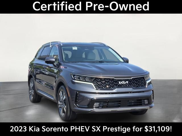 Gray (Platinum Graphite) 2023 Kia Sorento Plug-In Hybrid  SUV / Crossover All-Wheel Drive 6-Speed Automatic