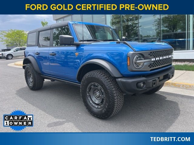 Blue Metallic 2025 Ford Bronco Badlands 4-Door 4WD SUV / Crossover Four-Wheel Drive Automatic