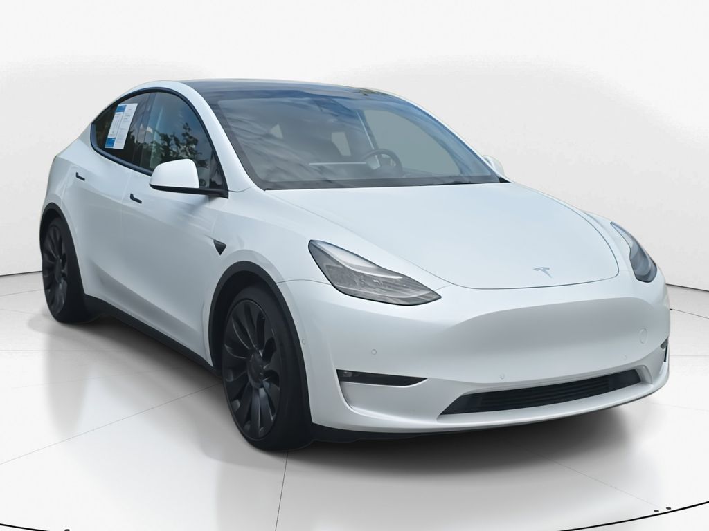 Used 2022 Tesla Model Y Performance with VIN 7SAYGDEFXNF563734 for sale in Kansas City