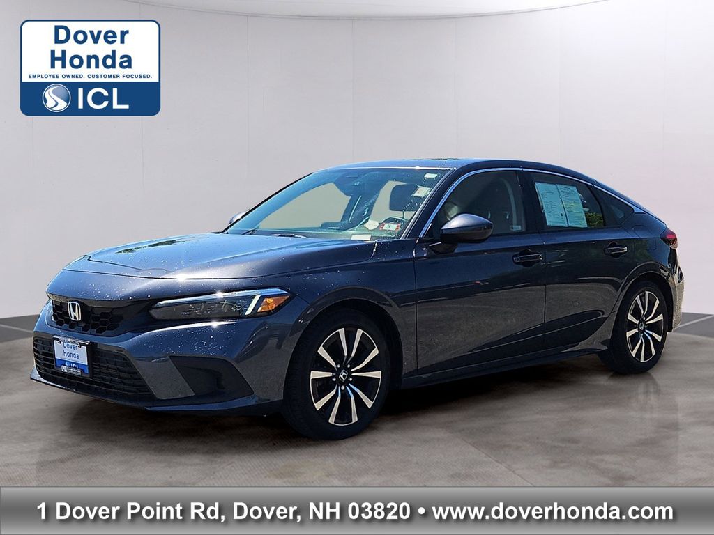 Gray Metallic 2023 Honda Civic Hatchback Hatchback Front-Wheel Drive Continuously Variable Transmission