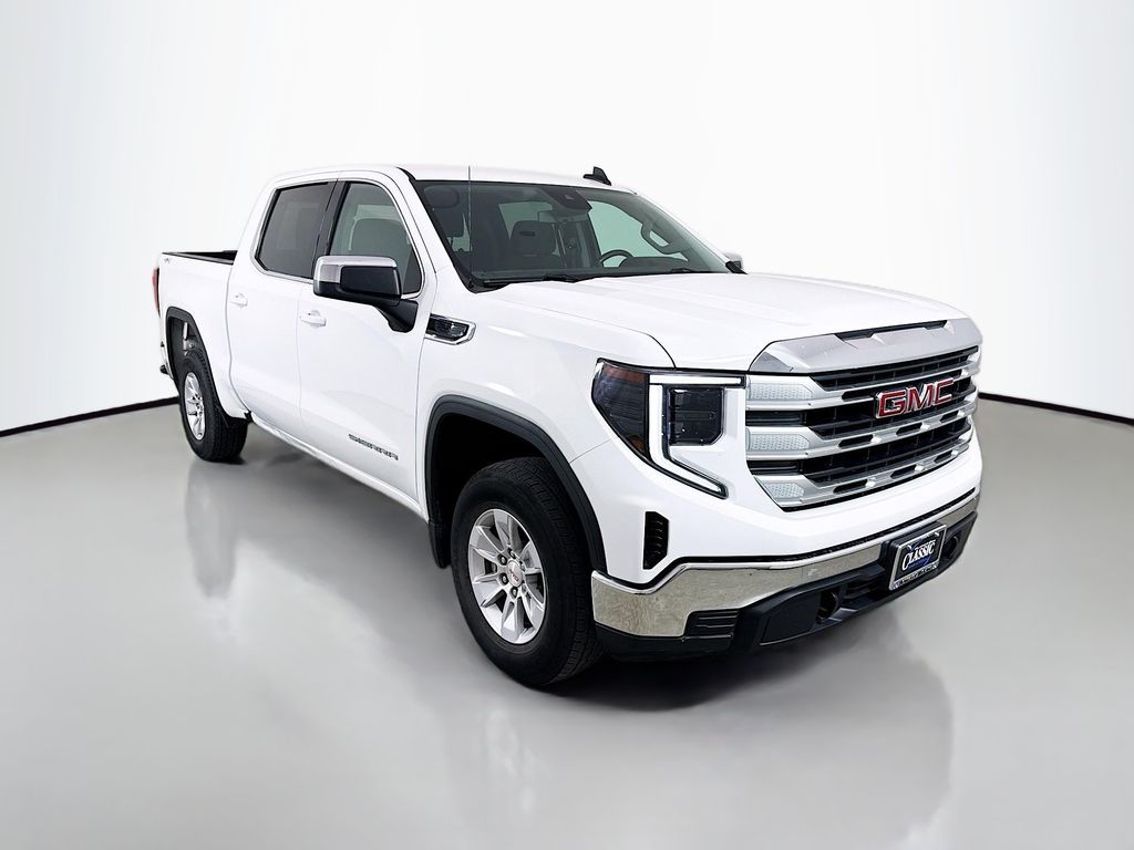 Summit White 2022 GMC Sierra 1500 Pickup Truck Four-Wheel Drive 8-Speed Automatic