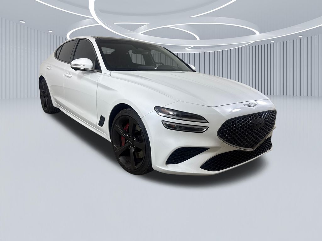 Uyuni White 2026 Genesis G70 Sedan Rear-Wheel Drive 8-Speed Automatic