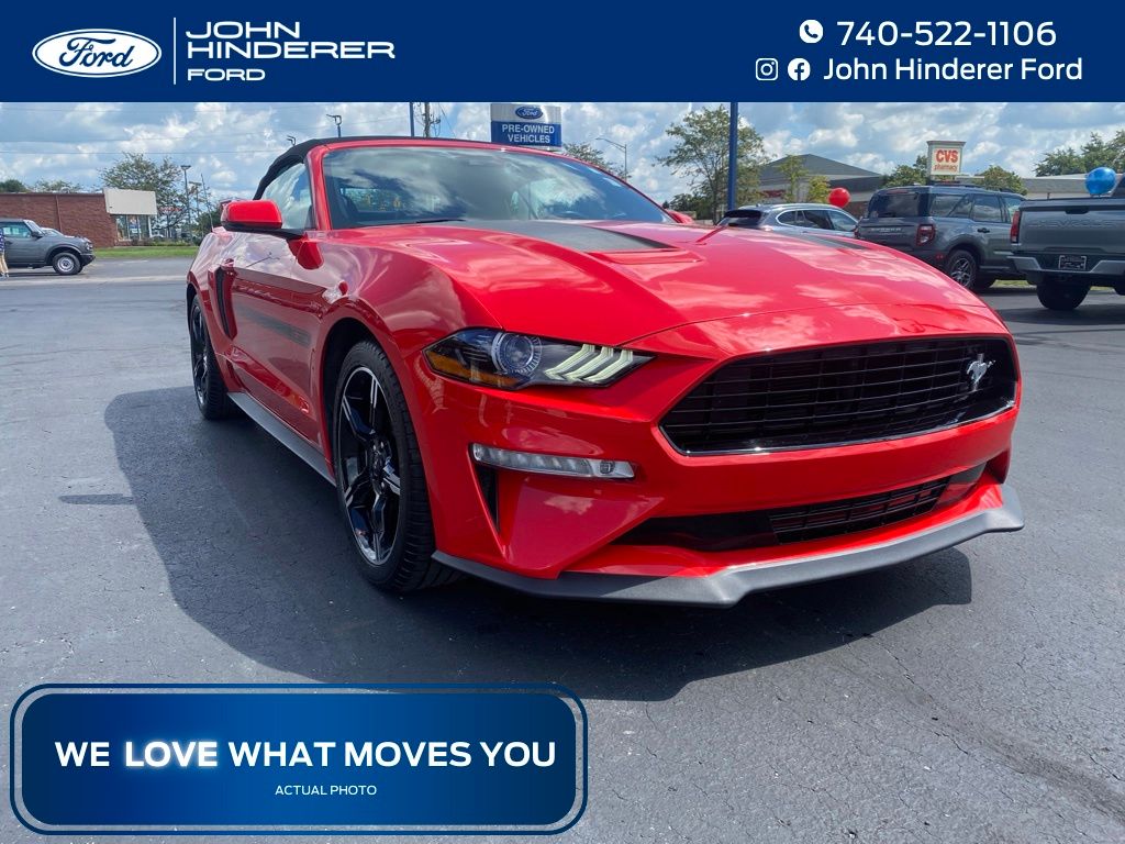 Race Red 2019 Ford Mustang Convertible Rear-Wheel Drive Automatic