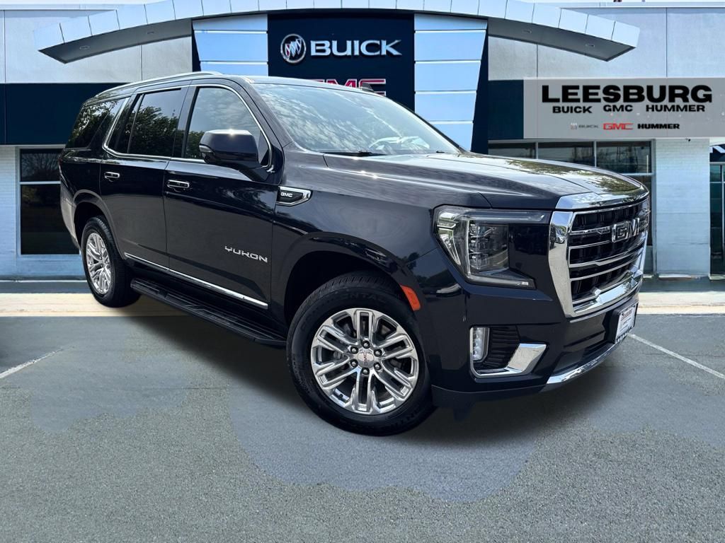 Midnight Blue Metallic 2023 GMC Yukon SUV / Crossover Four-Wheel Drive