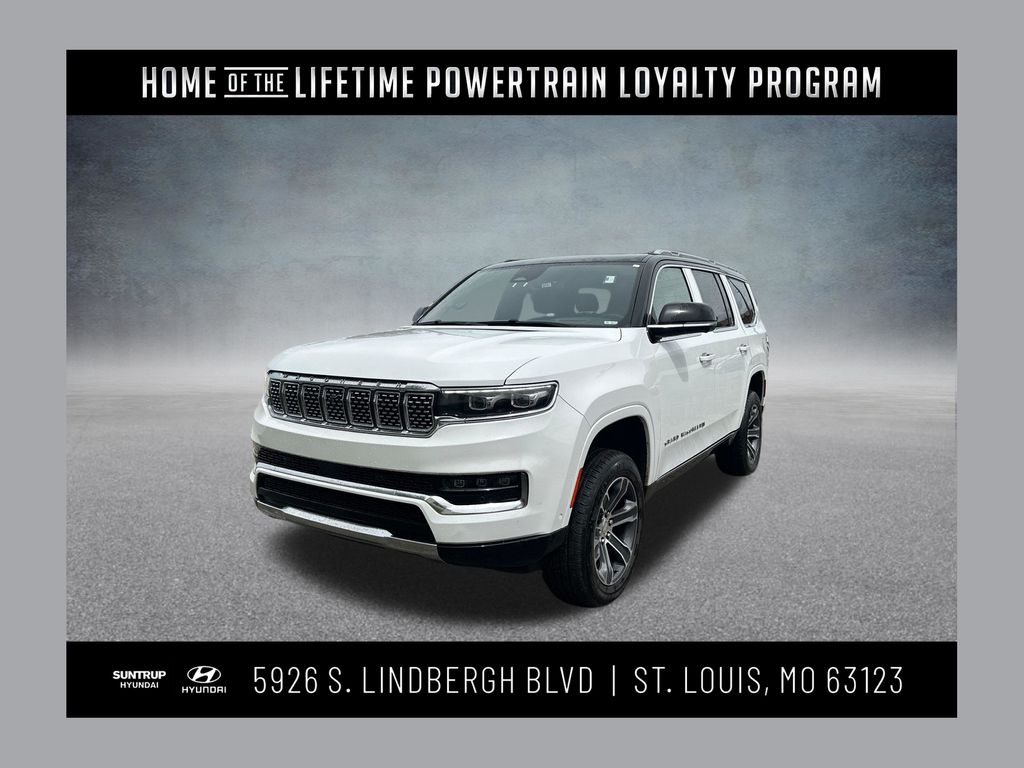 Bright White Clearcoat 2023 Jeep Grand Wagoneer SUV / Crossover Four-Wheel Drive 8-Speed Automatic