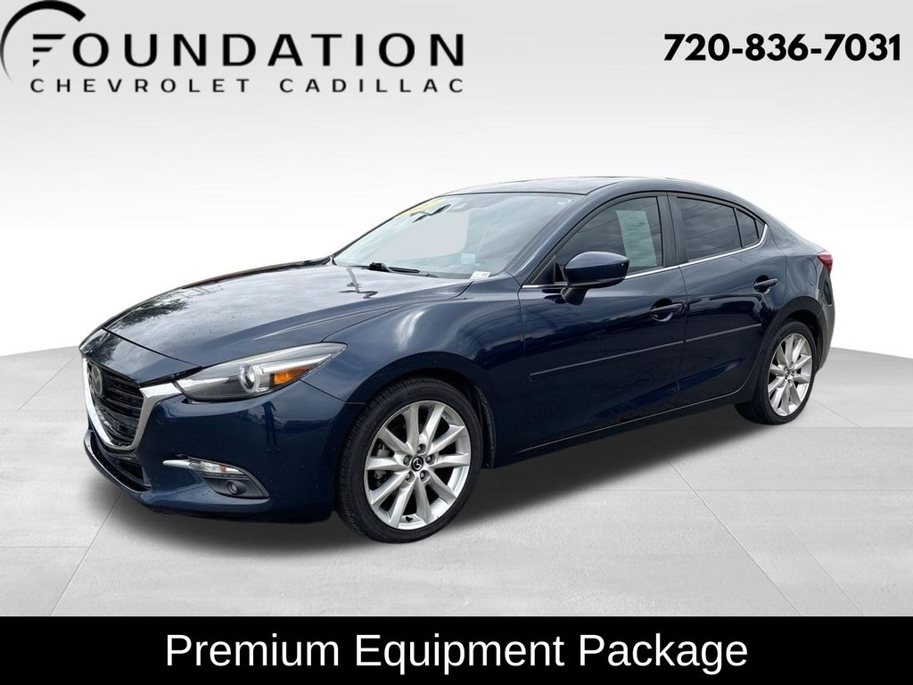 Deep Crystal Blue Mica 2017 Mazda MAZDA3 Sedan Front-Wheel Drive 6-Speed Automatic