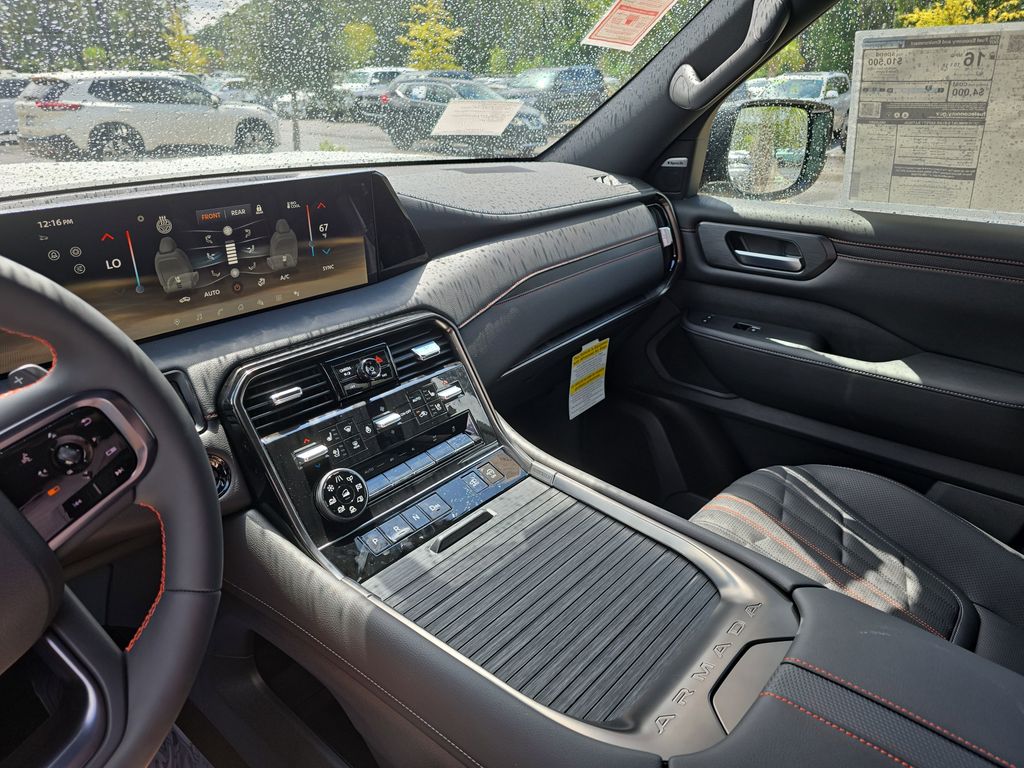 2025 Aspen White Tricoat/Super Black Nissan Armada PRO-4X 4X4 SUV