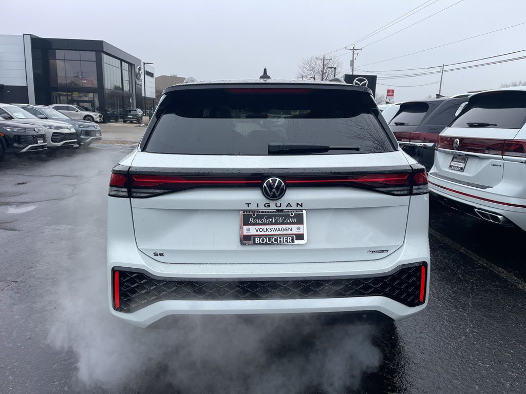New 2026 Opal White Pearl Volkswagen 2.0T SE R-Line Black image 4