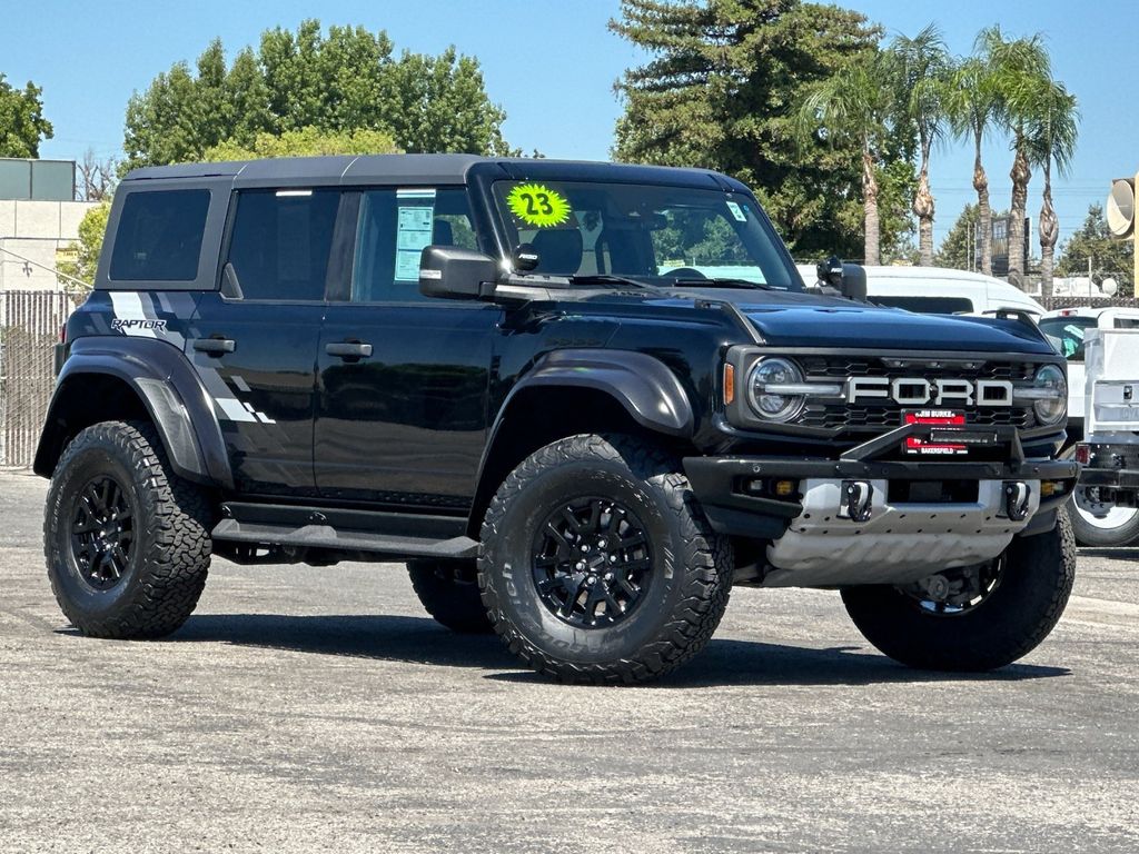 Shadow Black 2023 Ford Bronco Raptor SUV / Crossover Four-Wheel Drive Automatic