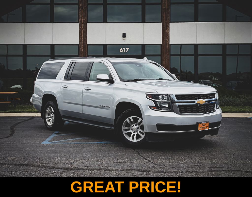 Silver Ice Metallic 2018 Chevrolet Suburban SUV / Crossover Four-Wheel Drive 6-Speed Automatic Overdrive