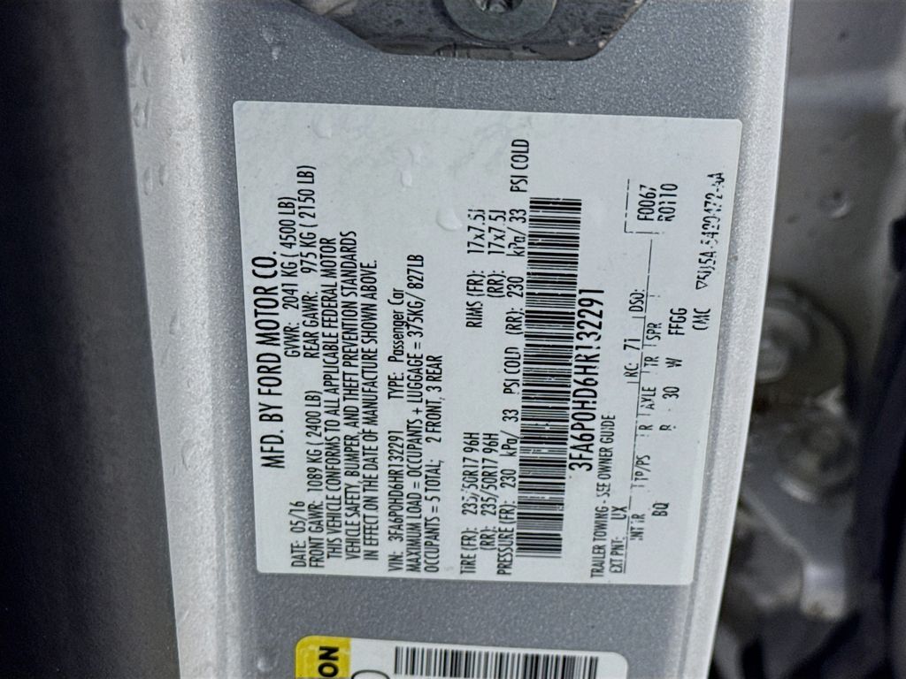 Used Car 2017 Ford Fusion  Se For Sale Under $10,000 In Austin, Texas