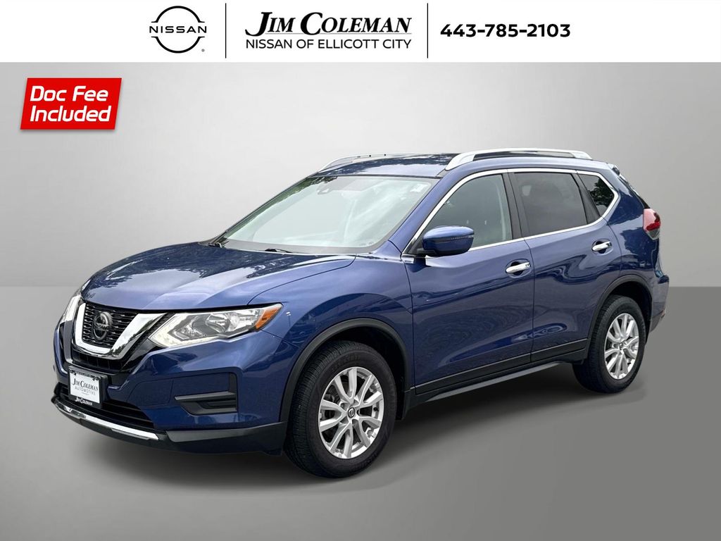 Caspian Blue Metallic 2019 Nissan Rogue SUV / Crossover All-Wheel Drive Continuously Variable Transmission