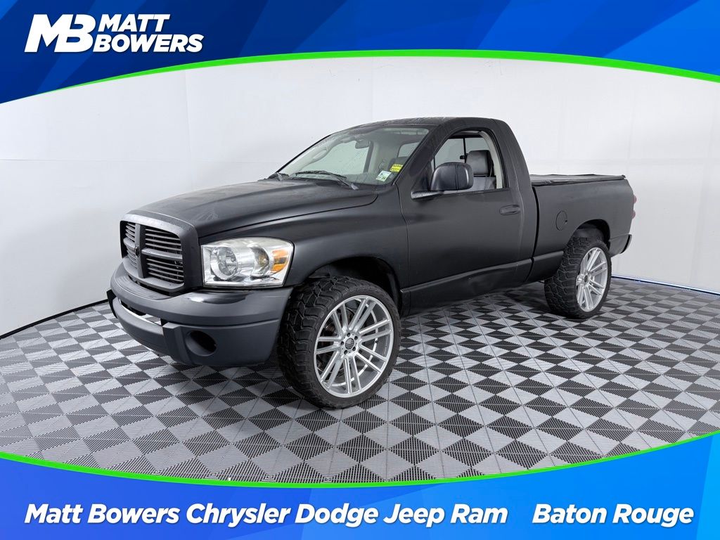 Patriot Blue Pearlcoat 2008 Dodge RAM 1500 Pickup Truck Rear-Wheel Drive 4-Speed Automatic